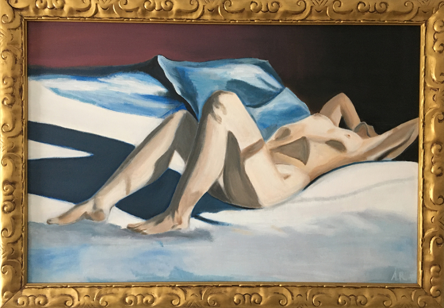 Anna Reider - Reclining Nude